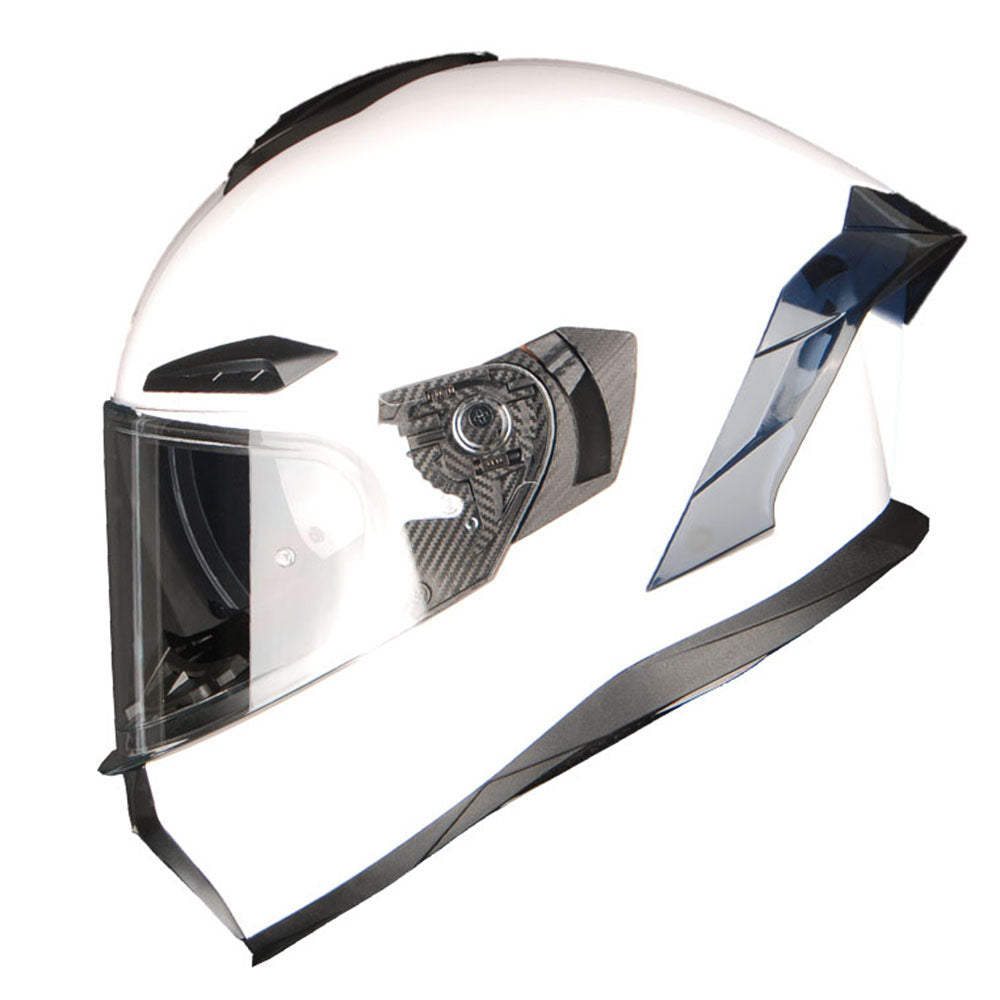 1Storm Motorcycle Full Face Helmet Dual Lens/Sun Visor + Motorcycle Bluetooth Headset