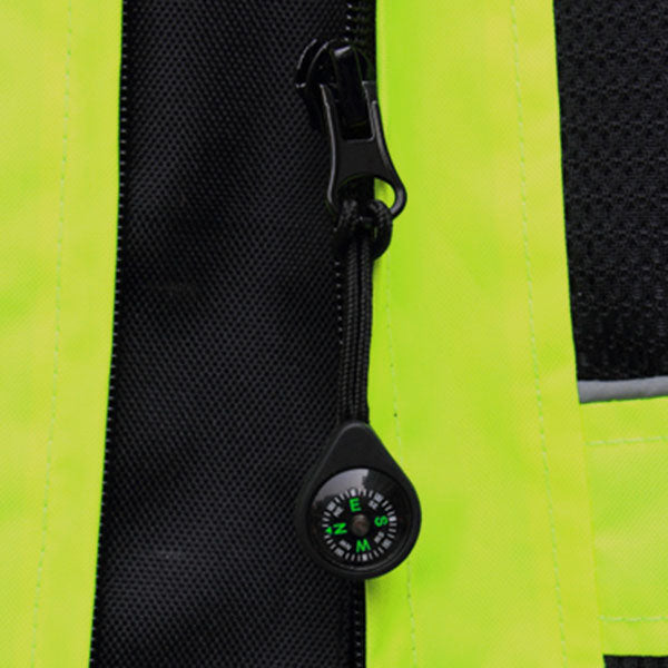 NEW Motorcycle Motorcross MX Armor Touring Sport Bike Textile Jacket JKT_21_Lemon Black Green