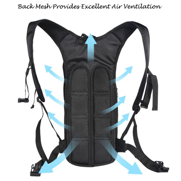 Motorcycle Bike Sports Waterproof Reflective Hydration Backpack + Water Bladder GXZ_016