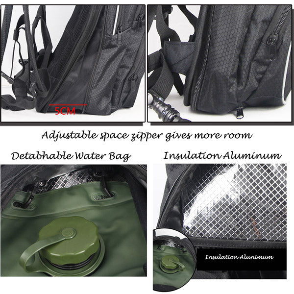 Motorcycle Bike Sports Waterproof Reflective Hydration Backpack + Water Bladder GXZ_016