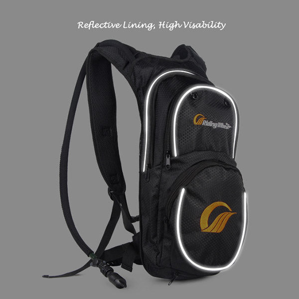 Motorcycle Bike Sports Waterproof Reflective Hydration Backpack + Water Bladder GXZ_016