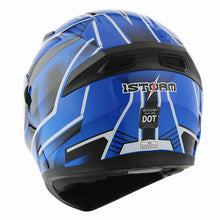 1Storm Motorcycle Full Face Flip up Dual Visor Helmet + Spoiler + Motorcycle Bluetooth Headset: HJK316