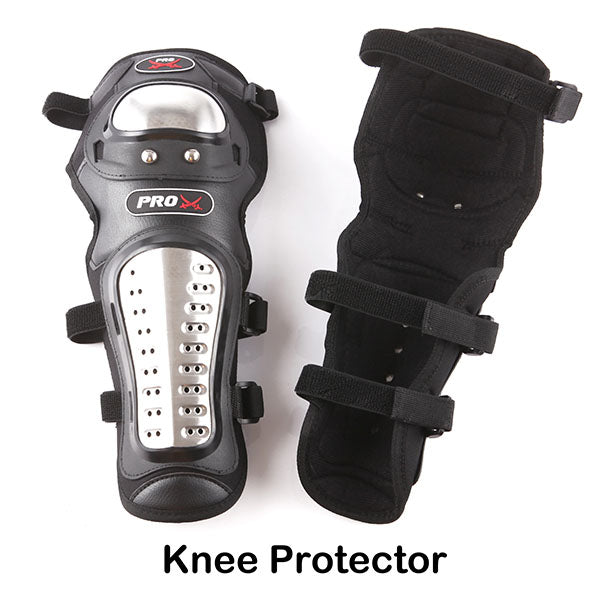 NEW MOTORCYCLE MOTOCROSS STAINLESS STEEL ELBOW KNEE ARMOR PADS PROTECTORS HX_P15 GUARDS