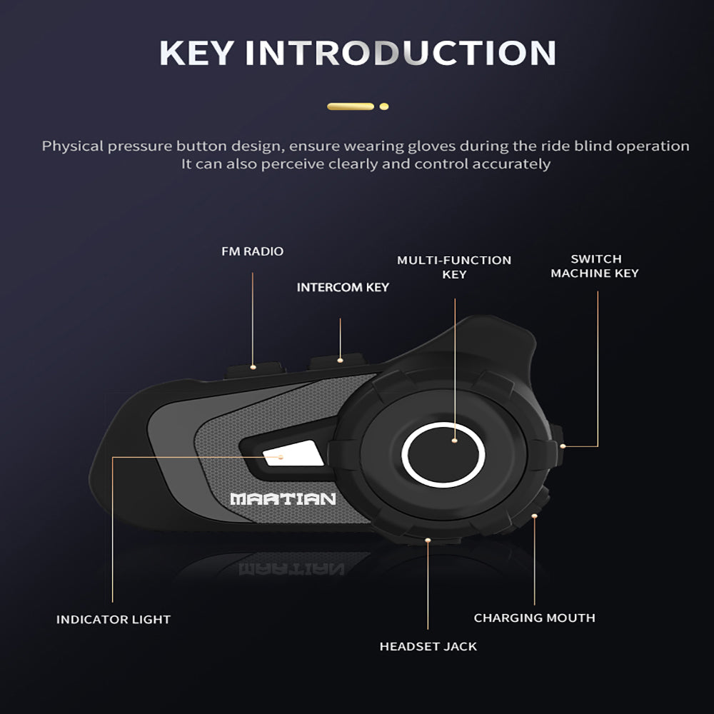 cocoon motorcycle helmet bluetooth kit instructions Martian Motocycle Helmet Wireless Waterproof Bluetooth Headset BlueT-S – 1Storm Helmet