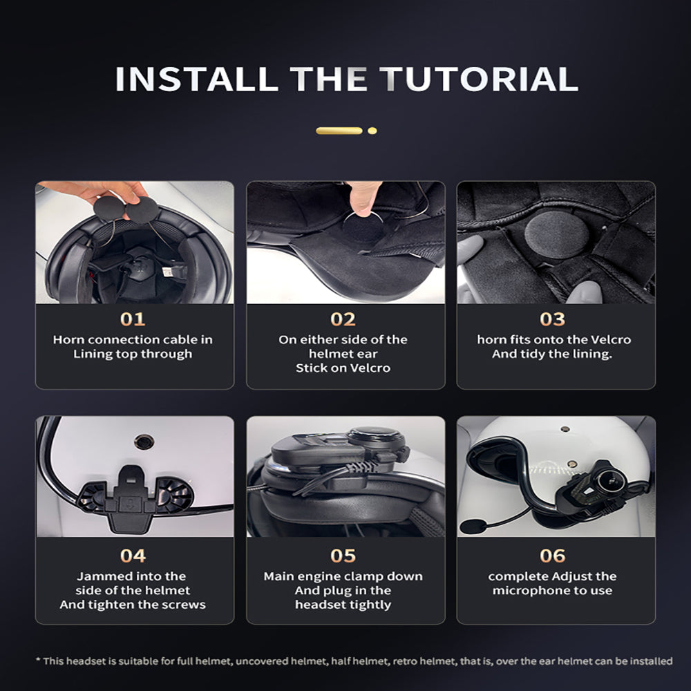 Martian Motocycle Helmet Wireless Waterproof Bluetooth Headset BlueT-S2 /2 Riders Intercom/1000M Intercom/FM Radio/Moto Biking & Skiiing/2 in 1 Microphone/