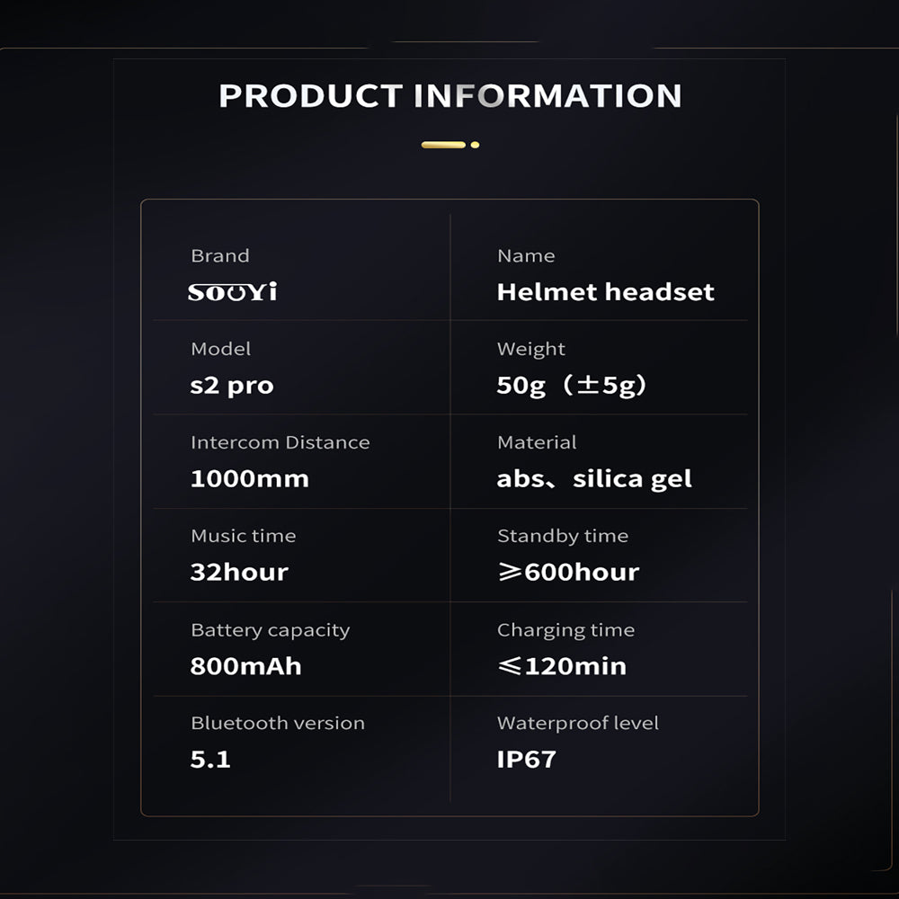 Martian Motocycle Helmet Wireless Waterproof Bluetooth Headset BlueT-S2 /2 Riders Intercom/1000M Intercom/FM Radio/Moto Biking & Skiiing/2 in 1 Microphone/