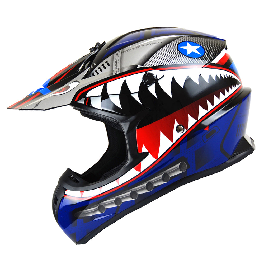 1Storm Adult Motocross BMX MX ATV Dirt Bike Close Out Helmet Racing Style SC09SCLS