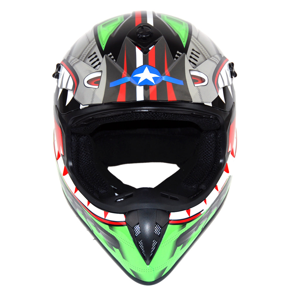 1Storm Adult Motocross Helmet BMX MX ATV Dirt Bike Downhill Mountain Bike Helmet HKY_SC09S Monster Shark + Goggles + Skeleton Glove Bundle Z Bundle 1Storm Adult Motocross Helmet BMX MX ATV Dirt Bike Downhill Mountain Bike Helmet HKY_SC09S Monster Shark + Goggles + Skeleton Glove Bundle Z Bundle