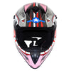 1Storm Adult Motocross Helmet BMX MX ATV Dirt Bike Downhill Mountain Bike Helmet Racing Style HKY_SC09S + Motorcycle Bluetooth Headset