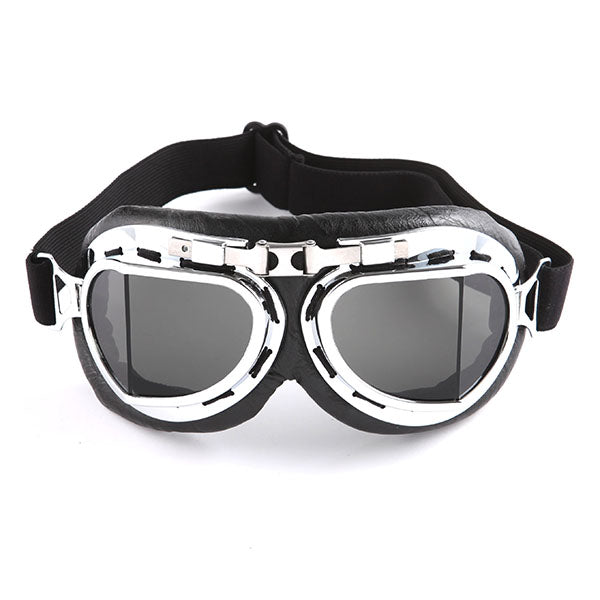 1Storm Vintage Motorcycle Goggles – Aviator Style Half Helmet Goggles With Tinted Lens