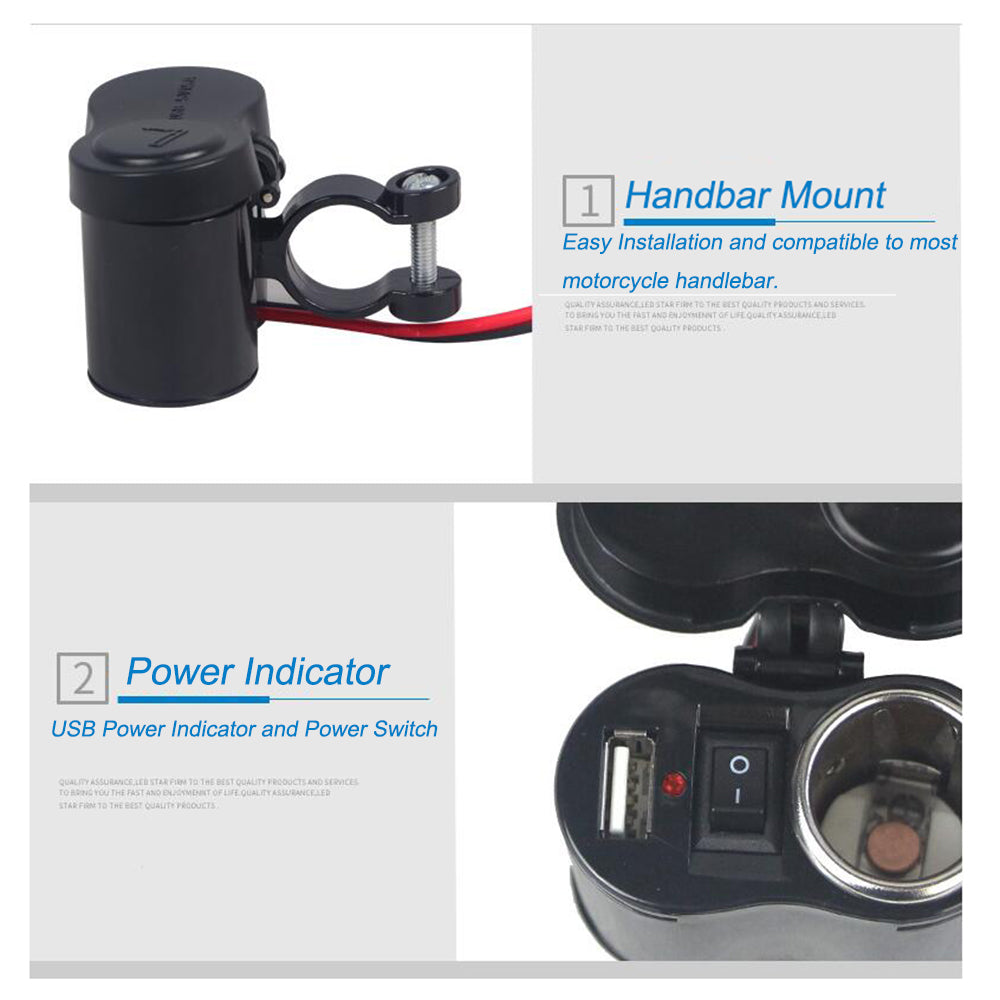 New 1Storm Motocycle Upgraded Waterproof USB Charger Adapter for Smart Phones: TBJ TBJ_18 New 1Storm Motocycle Upgraded Waterproof USB Charger Adapter for Smart Phones: TBJ TBJ_18