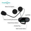 FreedConn Motocycle Helmet Waterproof Wireless Bluetooth Headset TCOM-VB; /FM Radio/800M Intercom/2 Riders Intercom/ Moto Biking & Skiiing/ 2 in 1 microphone;
