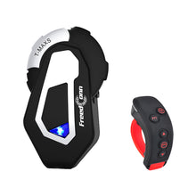 FreedConn Motocycle Helmet Waterproof Wireless Bluetooth Headset TMAX-S with L3 Remote Controller /1000M Intercom/6 Riders Connects/2 in 1 microphone/