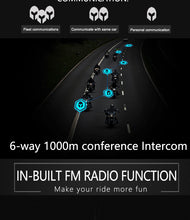Freedconn New Motocycle Helmet Waterproof and Wireless Bluetooth TMAX-S Group Intercom 1000M Headset with L3 Remote Controller