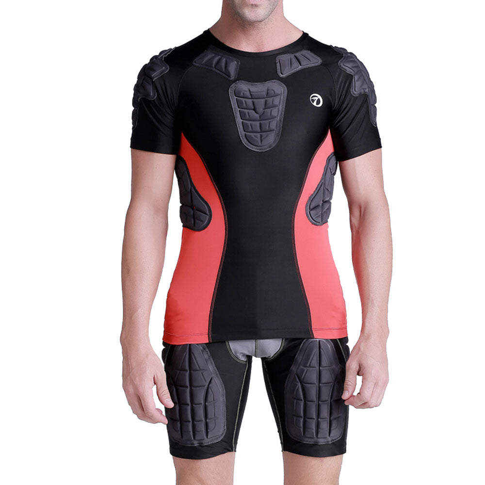basketball motorcycle helmet 1Storm Men Nylon Anti-Collision Short Shirt/Pants Football Baseball Basketball Bike Rugby Snowboard Ski Volleyball Padded Protective Gear