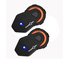 FreedConn Motocycle Helmet Waterproof and Wireless Bluetooth Headset TMAX-E /FM Radio/1000M Intercom/6 Riders Intercom/ Moto Biking & Skiiing/2 in 1 microphone;